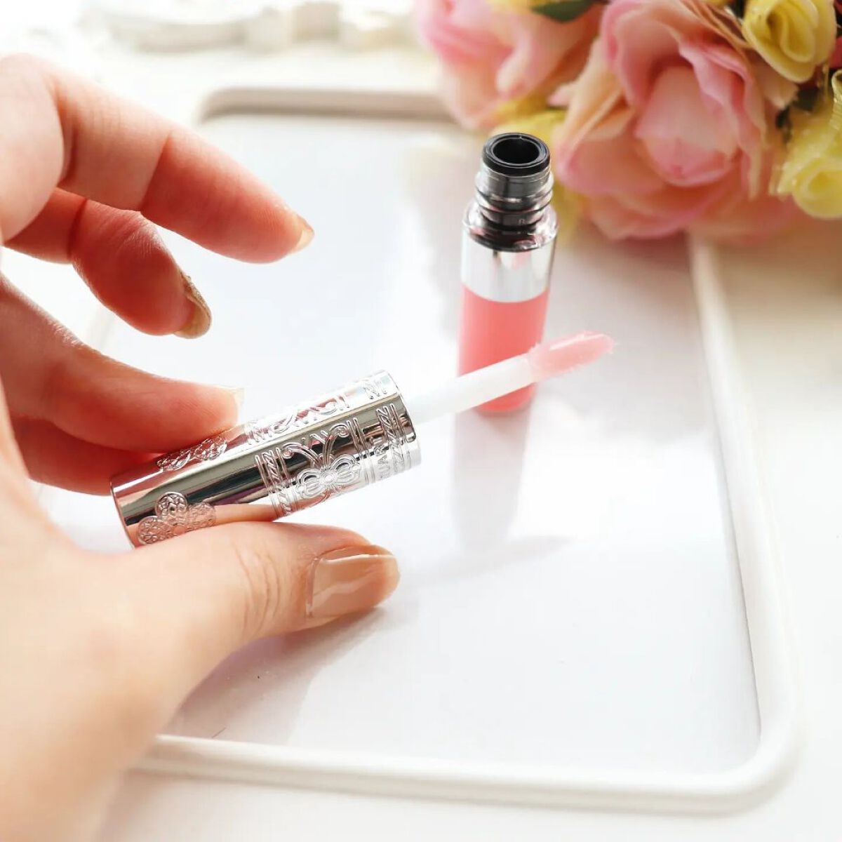 ジルスチュアート　クリスタルブルーム　リップブーケ セラム/JILL STUART/リッププランパーを使ったクチコミ（3枚目）