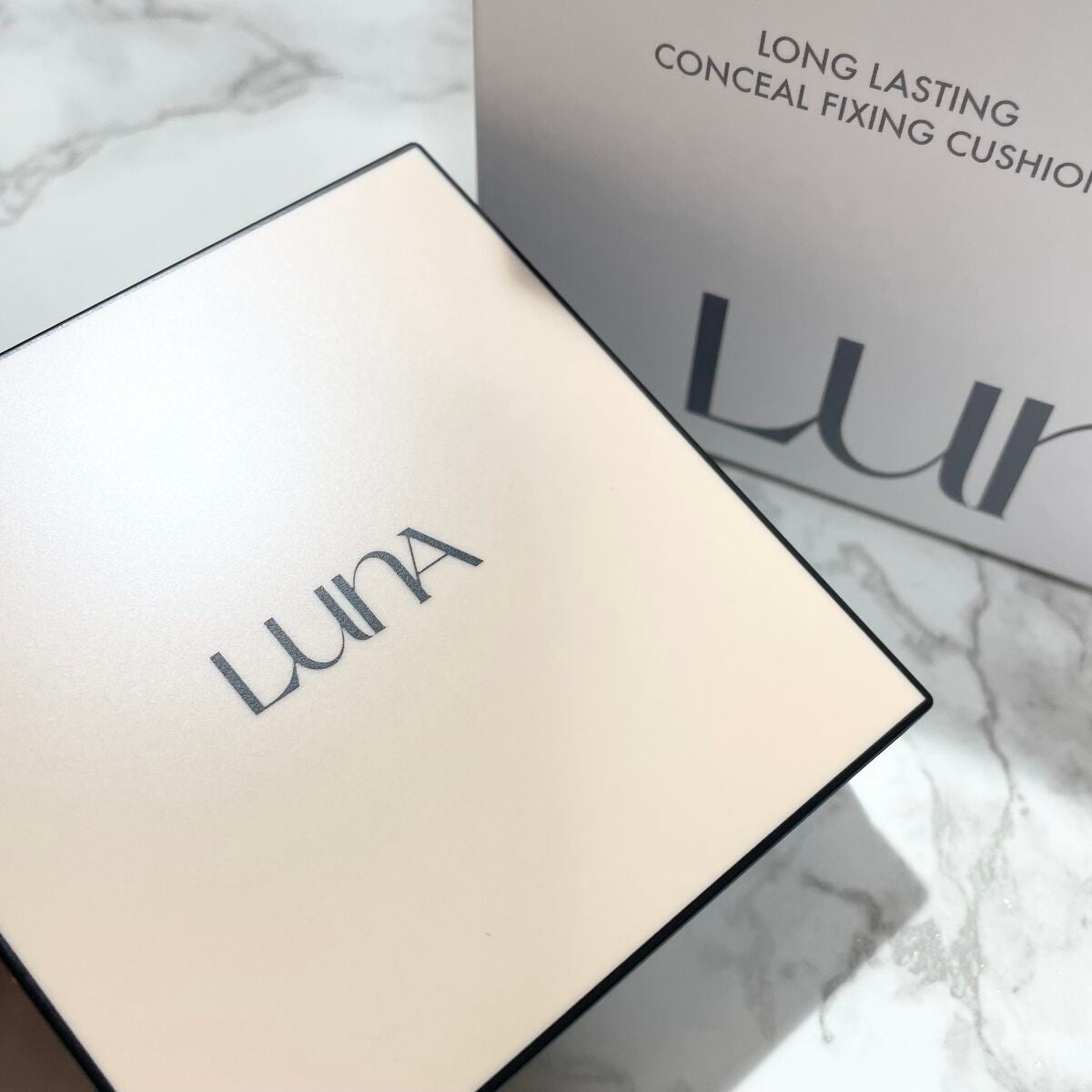 ロングラスティングコンシールフィクシングクッション /LUNA/クッションファンデーションを使ったクチコミ(2枚目)