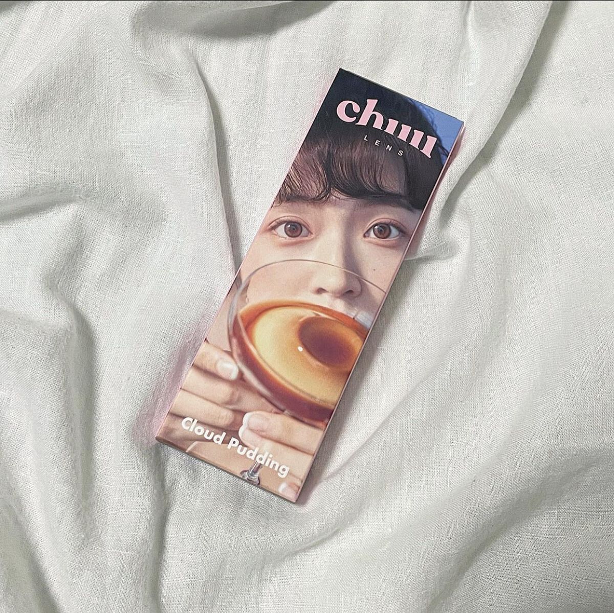 cloud pudding pink brown/chuu LENS/カラーコンタクトレンズを使ったクチコミ（1枚目）