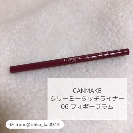 クリーミータッチライナー/キャンメイク/ジェルアイライナーを使ったクチコミ(2枚目)