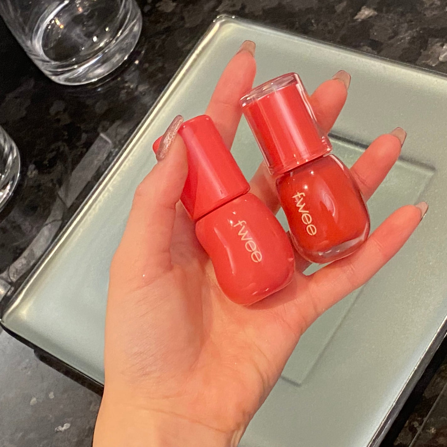 フィー 3Dボリューミンググロス/fwee/リップグロスを使ったクチコミ(1枚目)