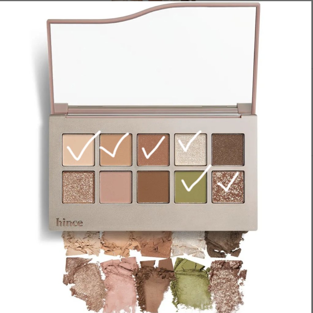 ニューデップスアイシャドウパレット/hince/アイシャドウパレットを使ったクチコミ（3枚目）
