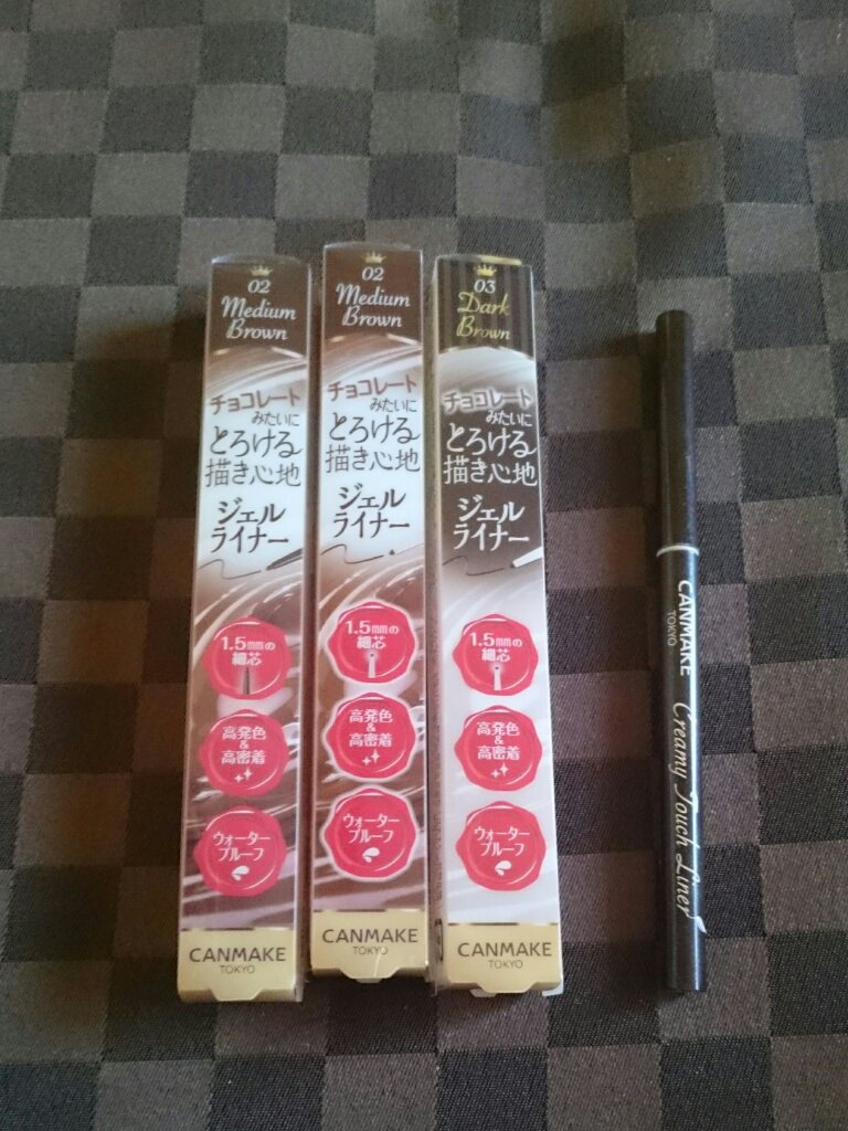 クリーミータッチライナー/キャンメイク/ジェルアイライナーを使ったクチコミ（1枚目）