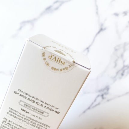 ダルバ ホワイトトリュフファーストスプレーセラム/ダルバ/ミスト状化粧水を使ったクチコミ(2枚目)