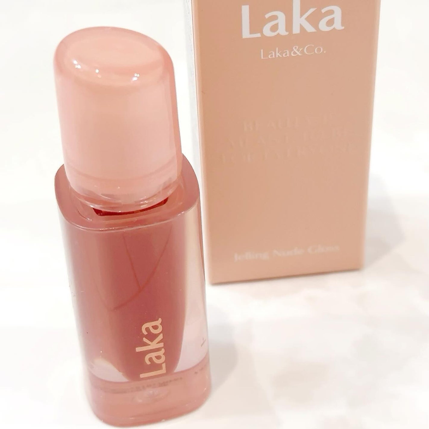 ジェリーイングヌードグロス/Laka/リップグロスを使ったクチコミ(3枚目)