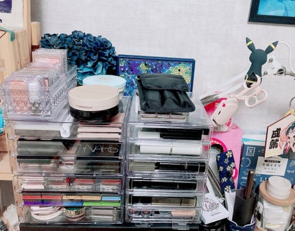 3段式クリアーケース/DAISO/その他化粧小物を使ったクチコミ(4枚目)