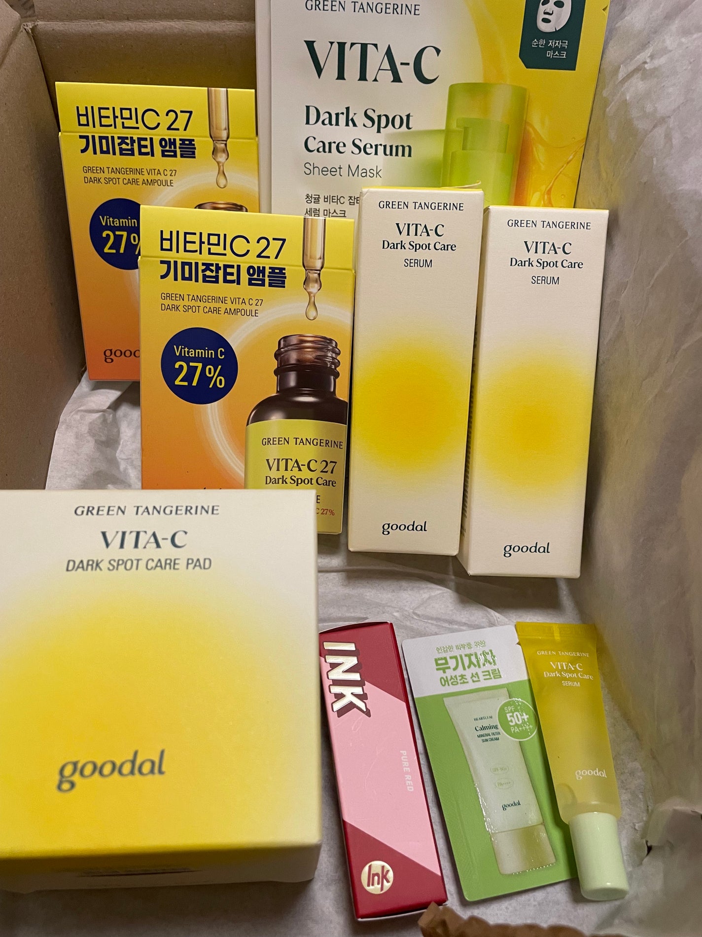 グリーンタンジェリン ビタC ダークスポットケアセラム/goodal/美容液を使ったクチコミ(3枚目)