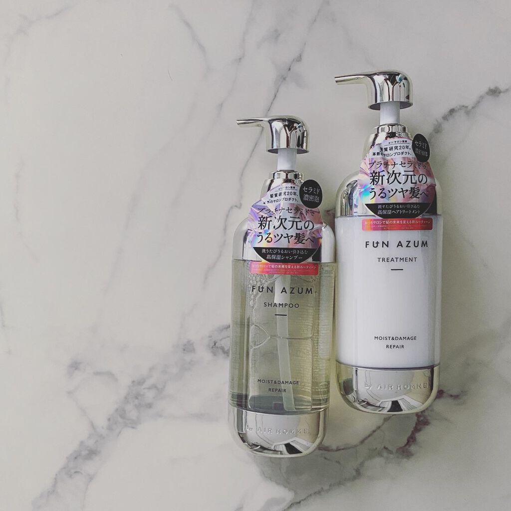 モイスト&ダメージリペア シャンプー/トリートメント/FUN AZUM/市販シャンプーを使ったクチコミ（1枚目）