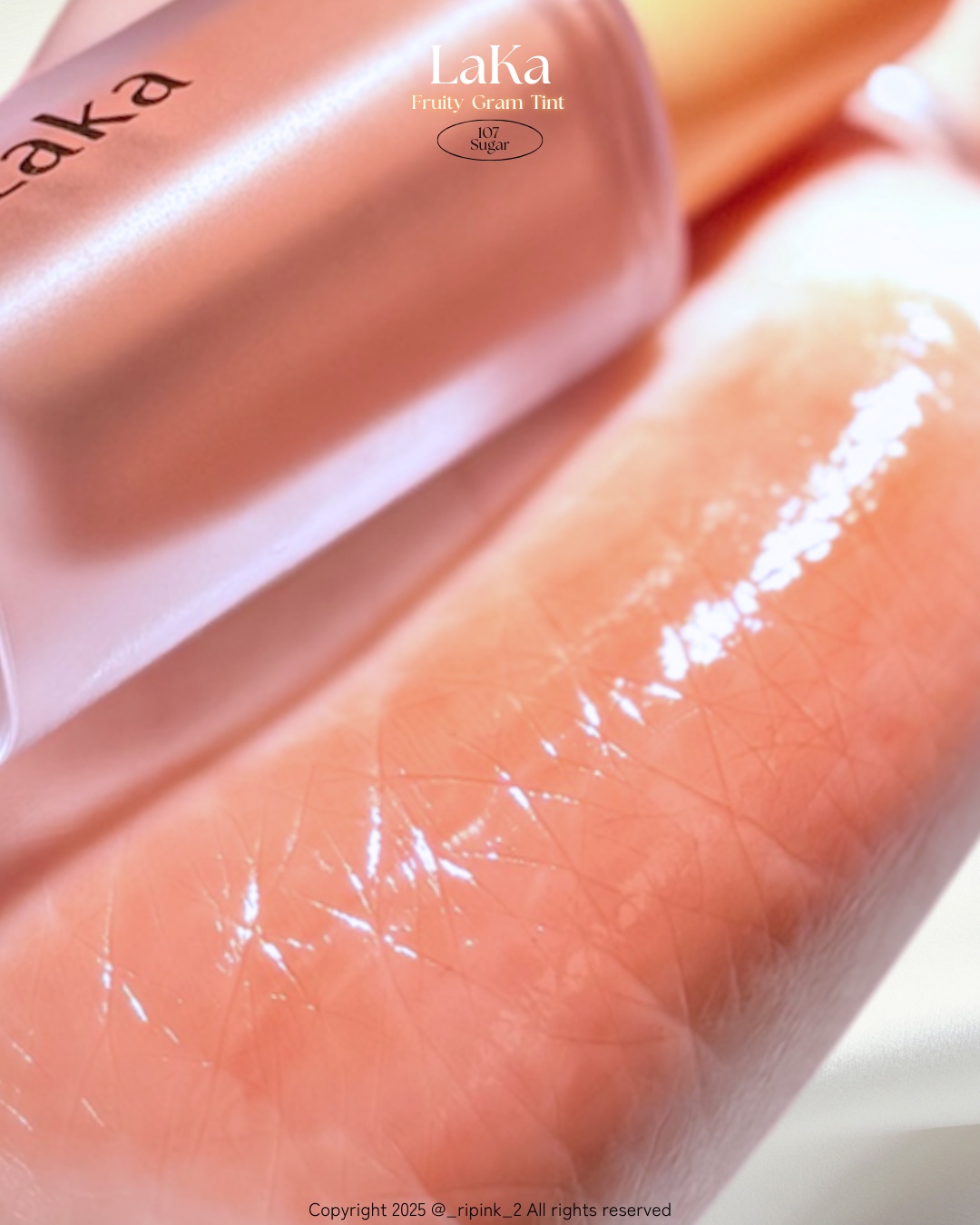 フルーティーグラムティント/Laka/リップティントを使ったクチコミ（3枚目）