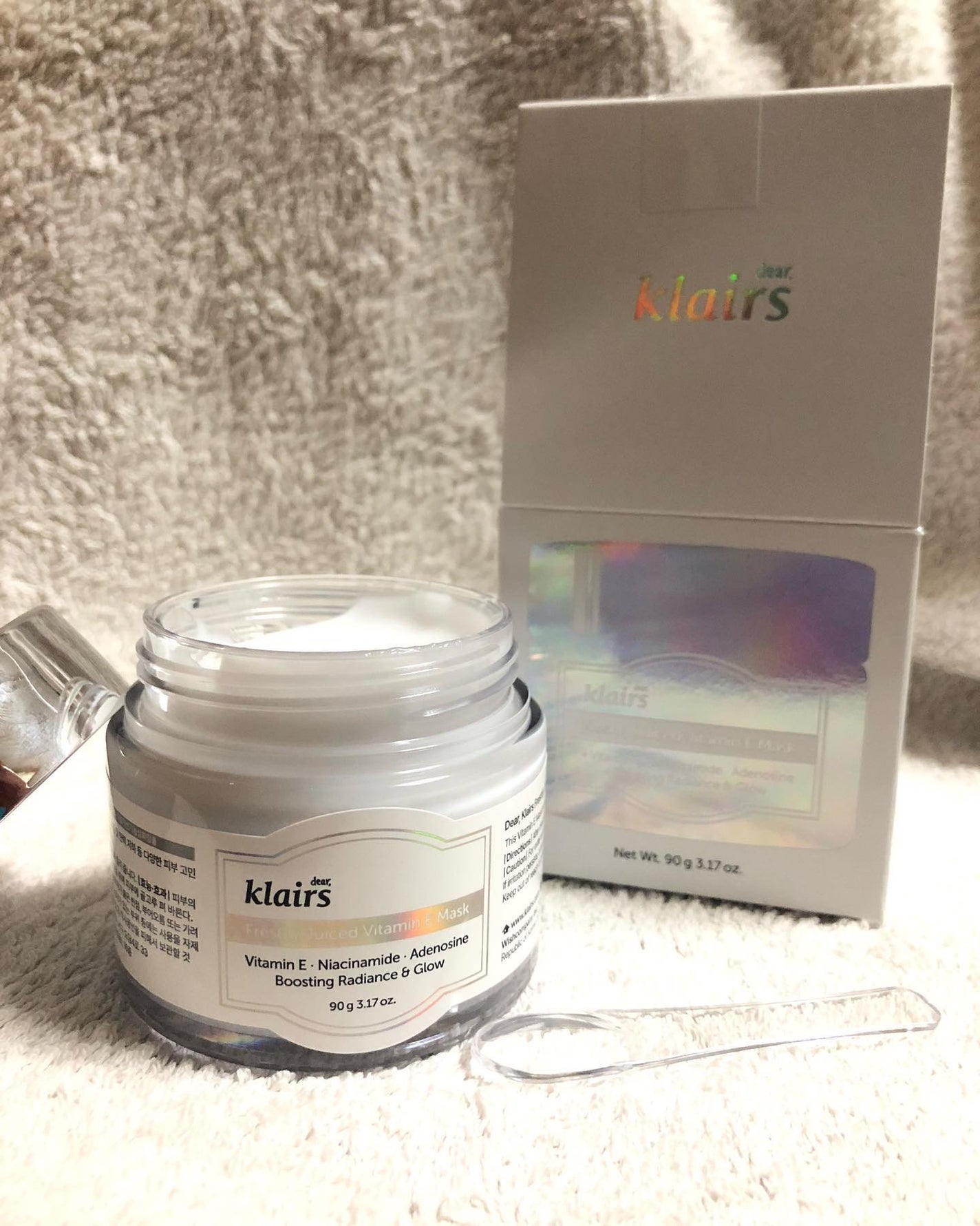 フレッシュリージュースドビタミンEマスク(90g)/Klairs/フェイスクリームを使ったクチコミ(1枚目)