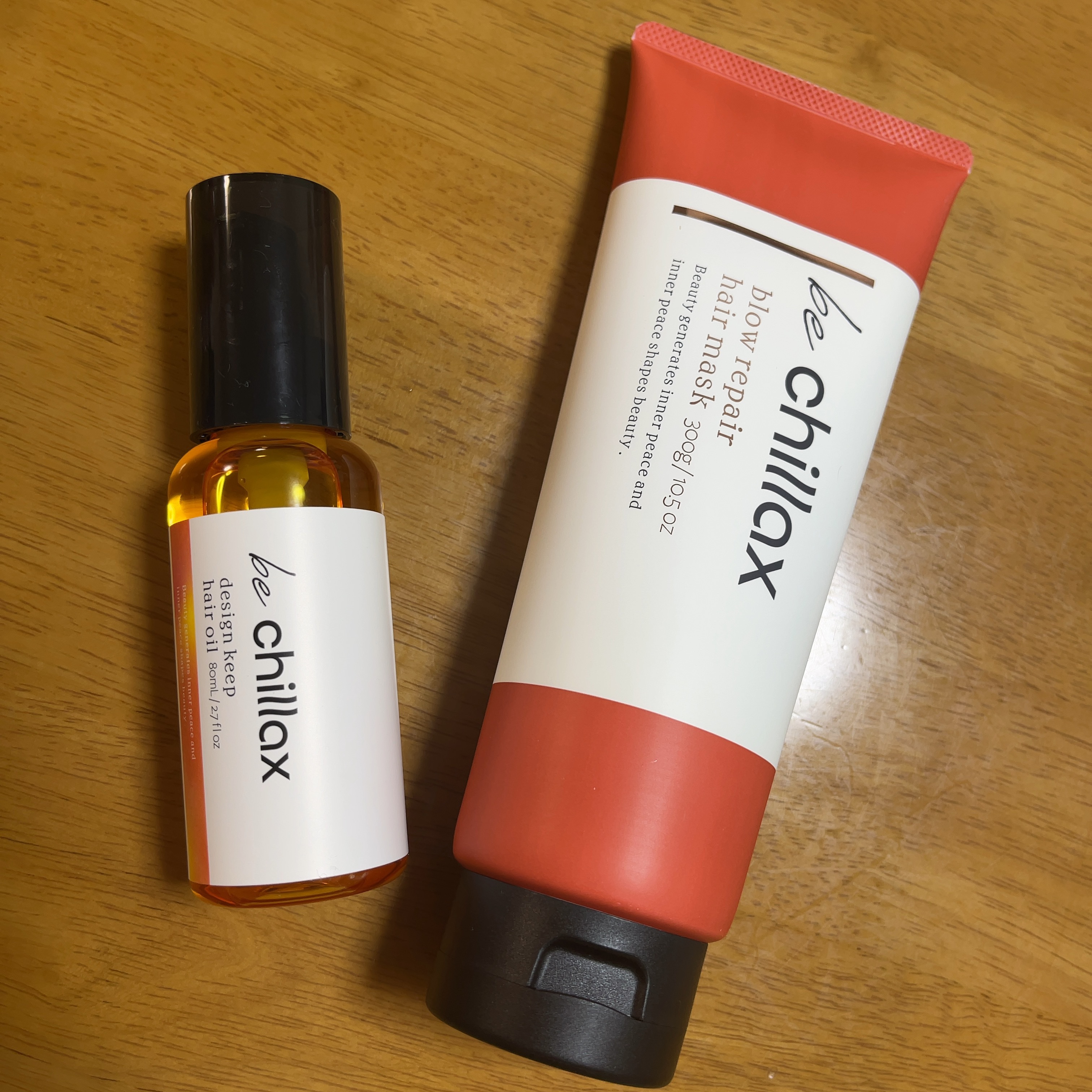 be chillax ヘアマスク　ジェルオイル　デザインキープヘアオイル be chillaxのヘアトリートメント blow repair hair mask他、1商品を