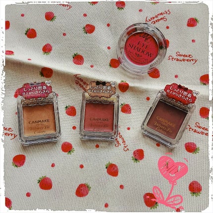 ベルベッティフィットカラーズ/キャンメイク/ジェル・クリームアイシャドウを使ったクチコミ(1枚目)