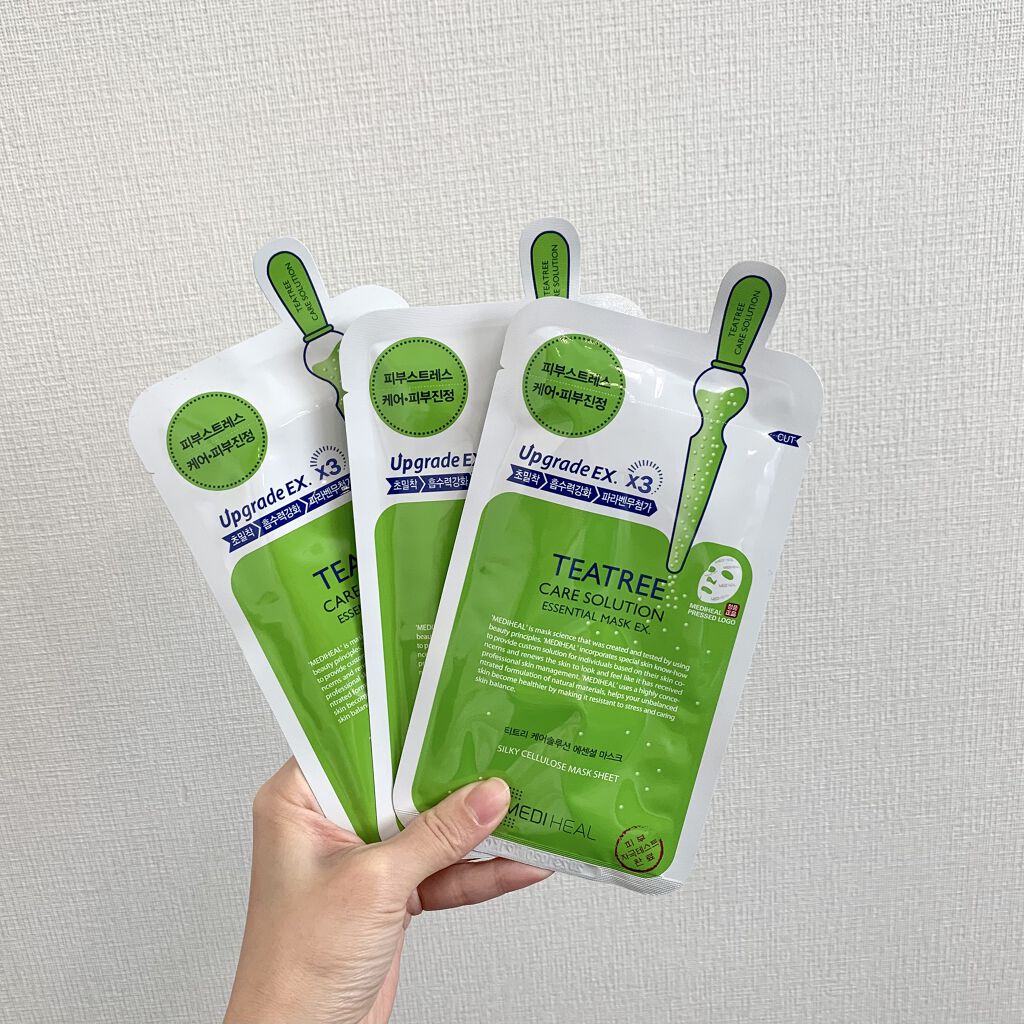 ティーツリーケア ソリューション エッセンシャルマスクEX/MEDIHEAL/シートマスク・パックを使ったクチコミ（1枚目）