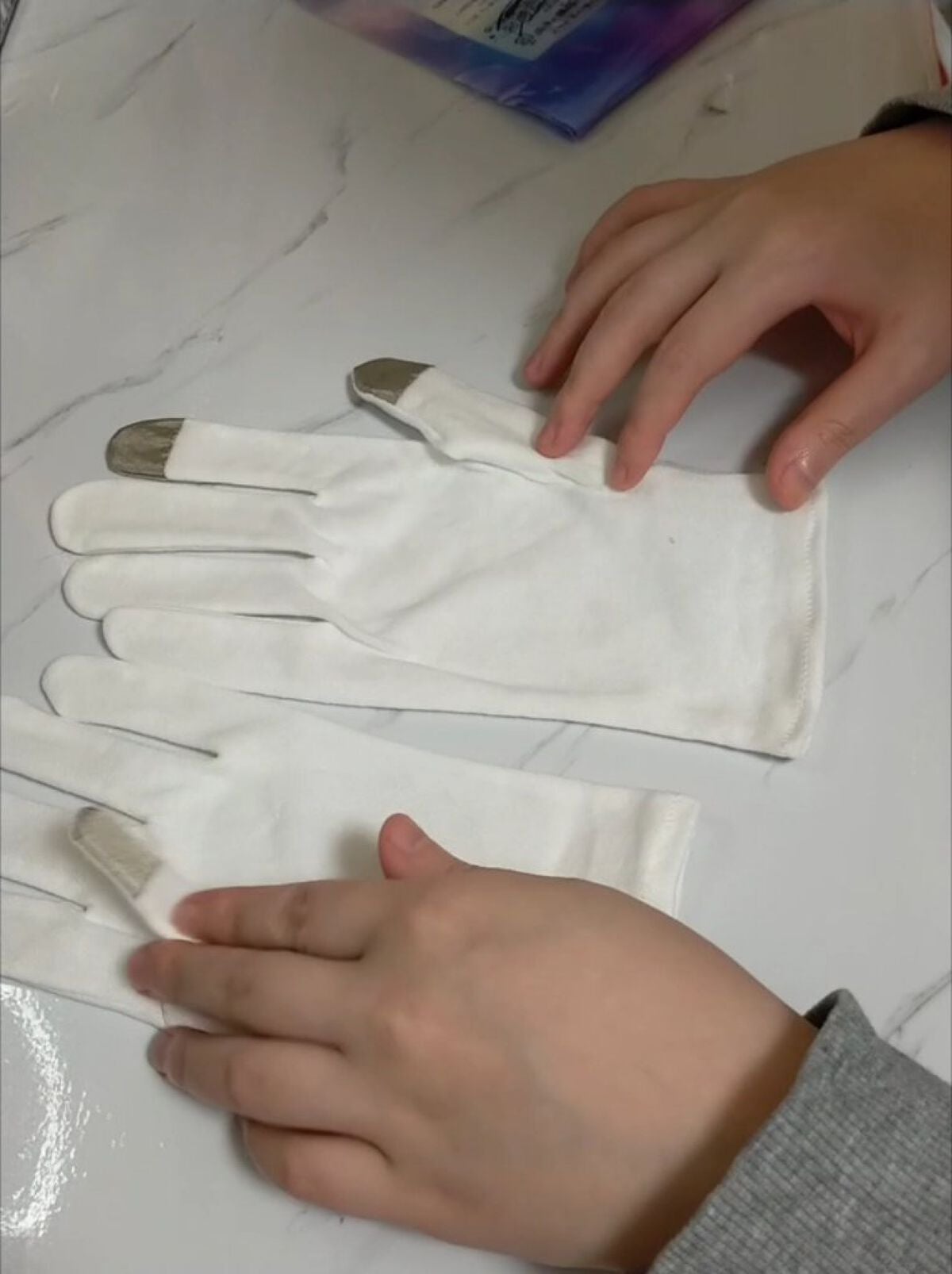 おやすみ手袋/キャンドゥ/その他スキンケアグッズを使ったクチコミ(7枚目)