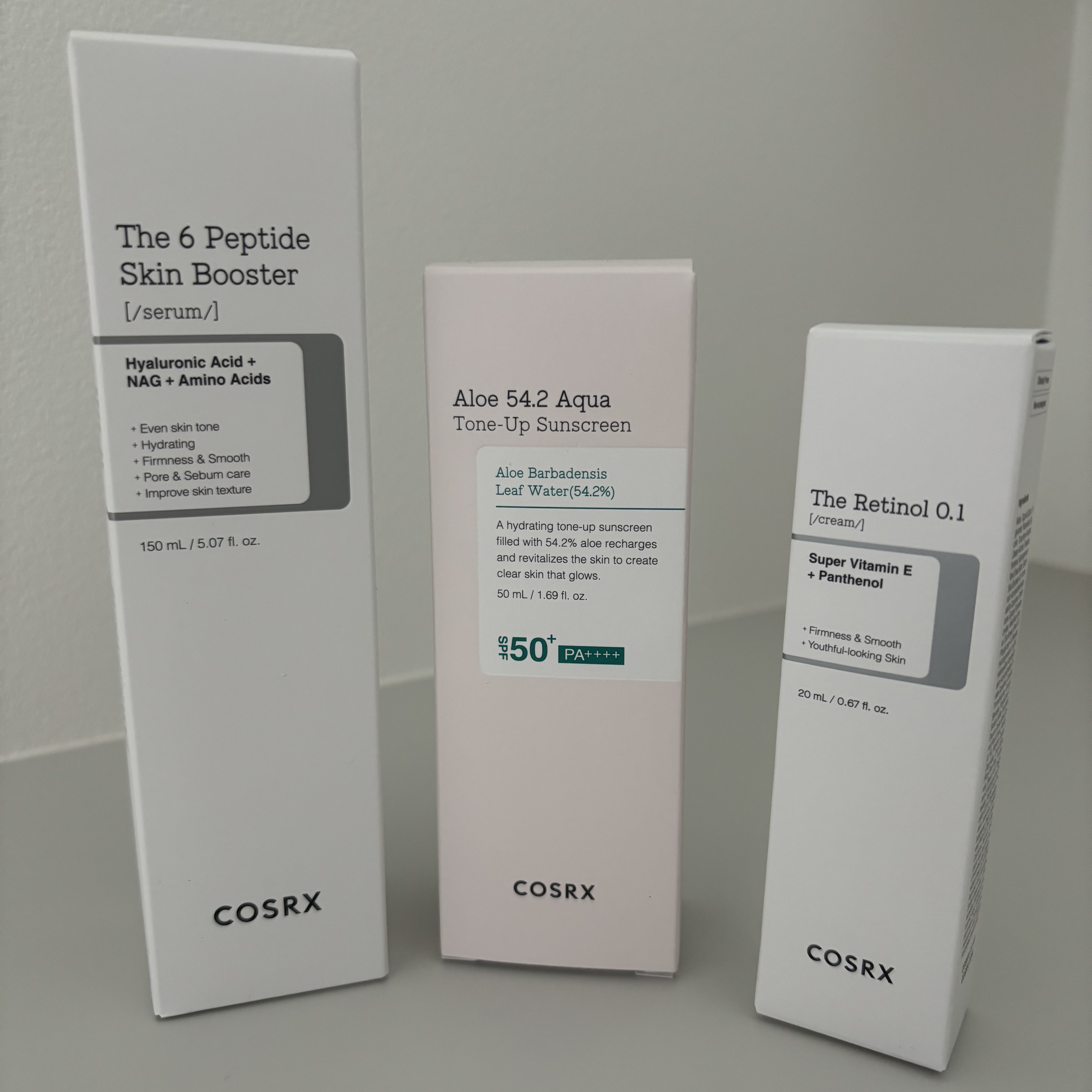 アロエ54.2アクアトーンアップUVクリーム　SPF50+ PA++++/COSRX/日焼け止めクリームを使ったクチコミ（1枚目）