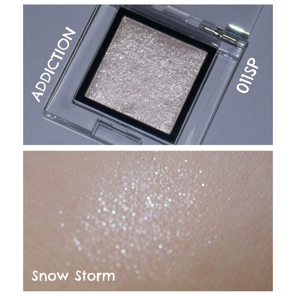 アディクション ザ アイシャドウ スパークル 011SP Snow Storm/ADDICTION/単色アイシャドウを使ったクチコミ（1枚目）