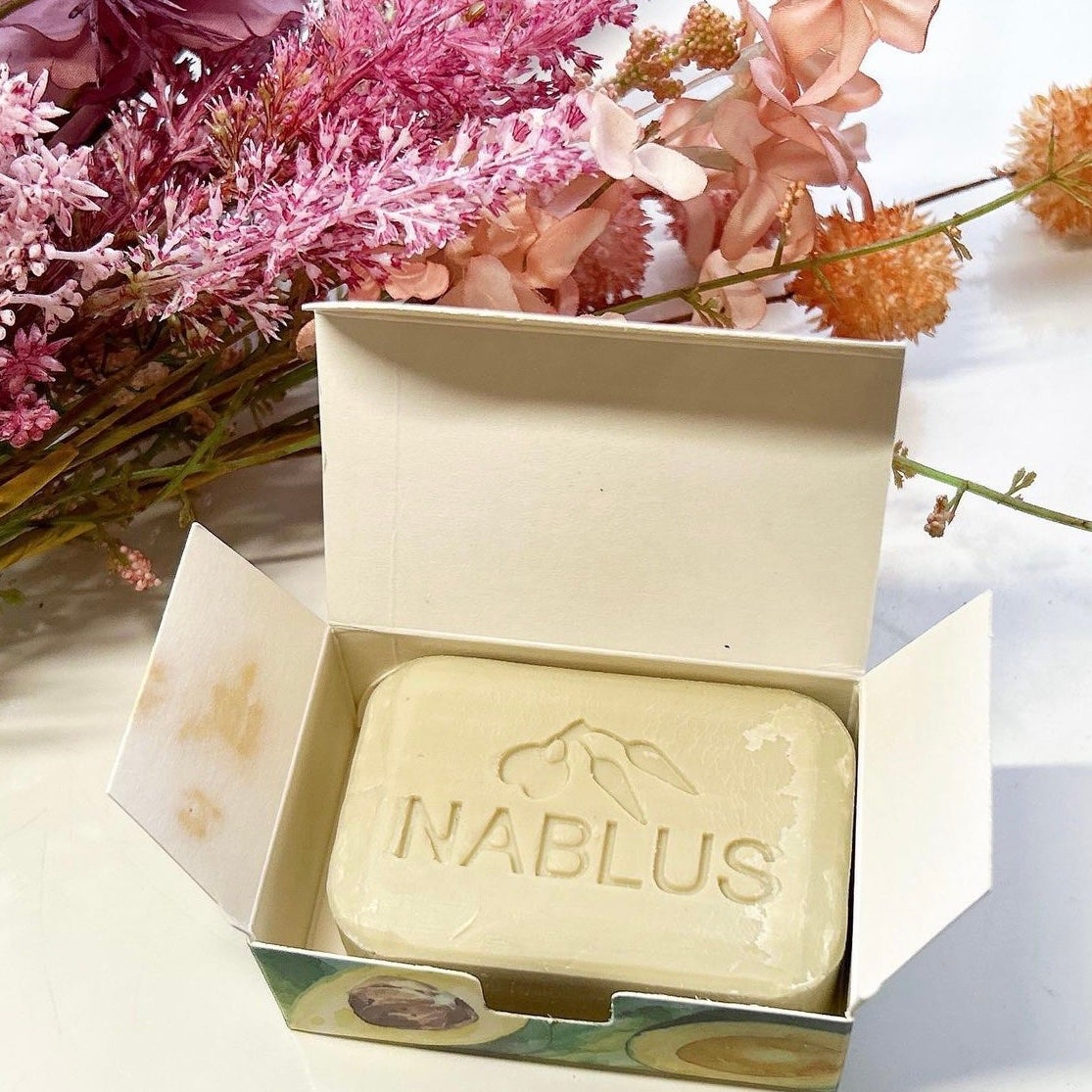 ナーブルスソープ(アボカド)オーガニック・ヴィーガン・フェイシャル&ボディー石鹸/ナーブルスソープ/ボディ石鹸を使ったクチコミ(2枚目)