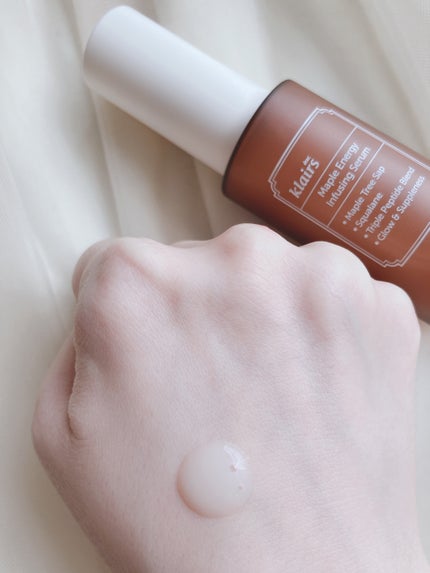 メープルエナジーインフュージングセラム/Klairs/美容液を使ったクチコミ(3枚目)