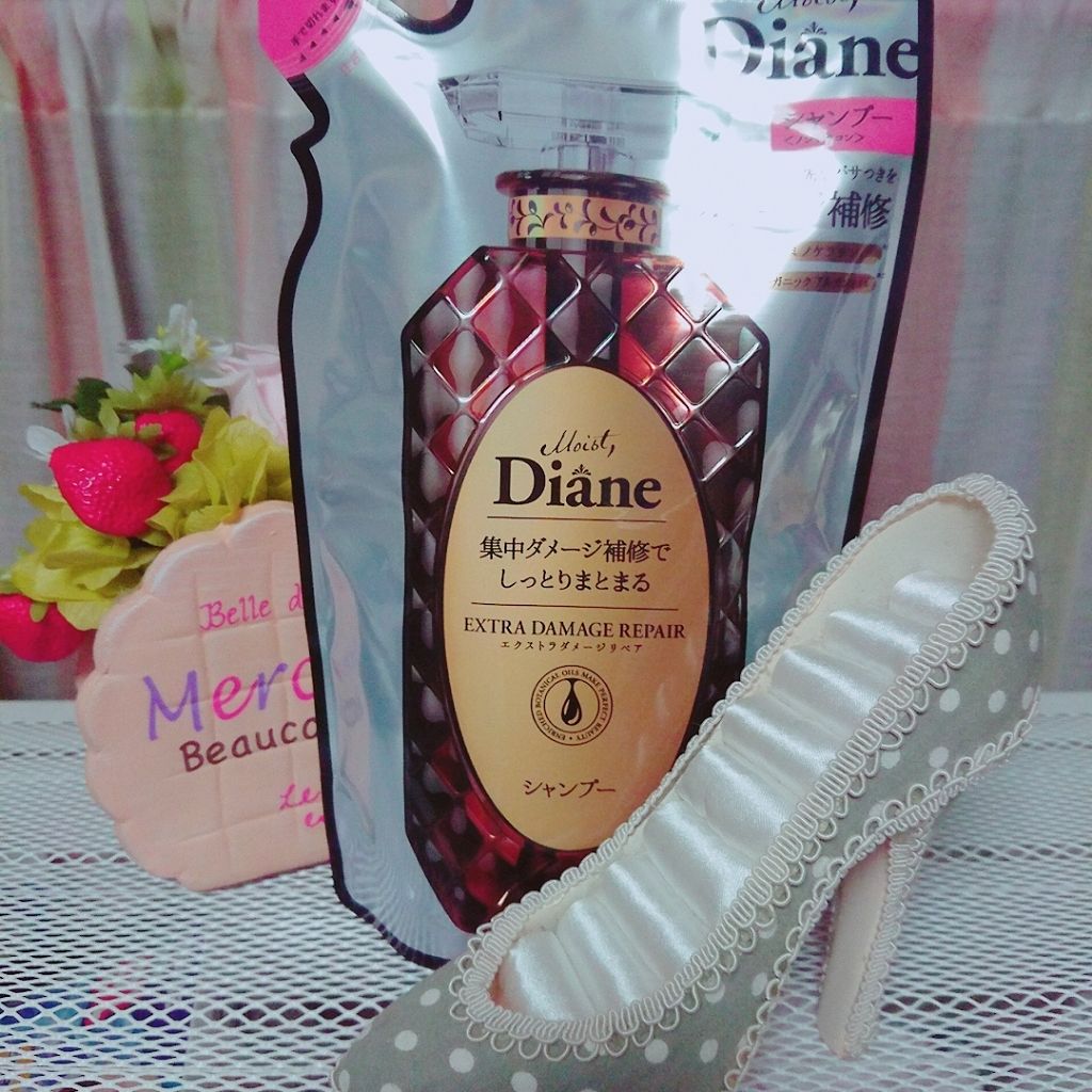 パーフェクトビューティ モイストダイアン エクストラダメージリペア シャンプー/トリートメント/ダイアン/市販シャンプーを使ったクチコミ（1枚目）