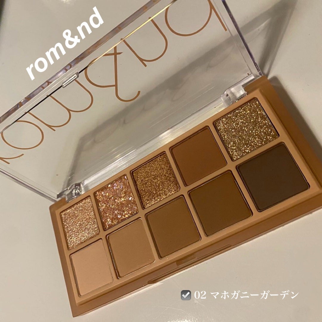 ベターザンパレット/rom&nd/アイシャドウパレットを使ったクチコミ(1枚目)