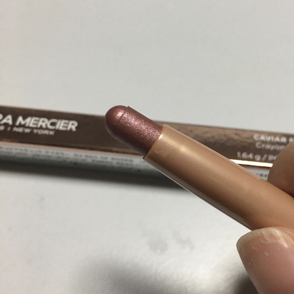 キャビアスティック アイカラー R4 BED OF ROSES/ローラ メルシエ/スティックアイシャドウを使ったクチコミ（1枚目）