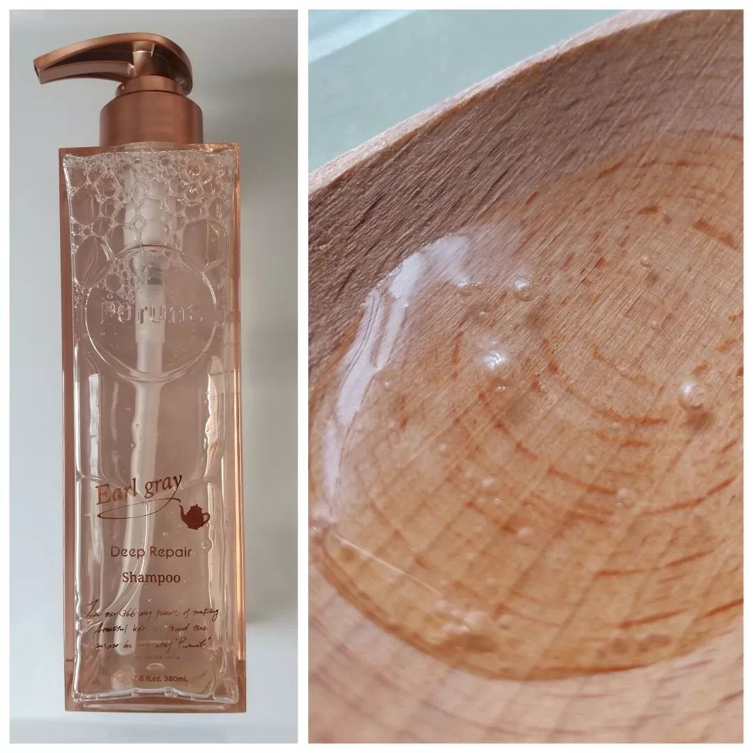 プルント ディープリペアペアセット アールグレイ N/Purunt./市販シャンプーを使ったクチコミ(3枚目)