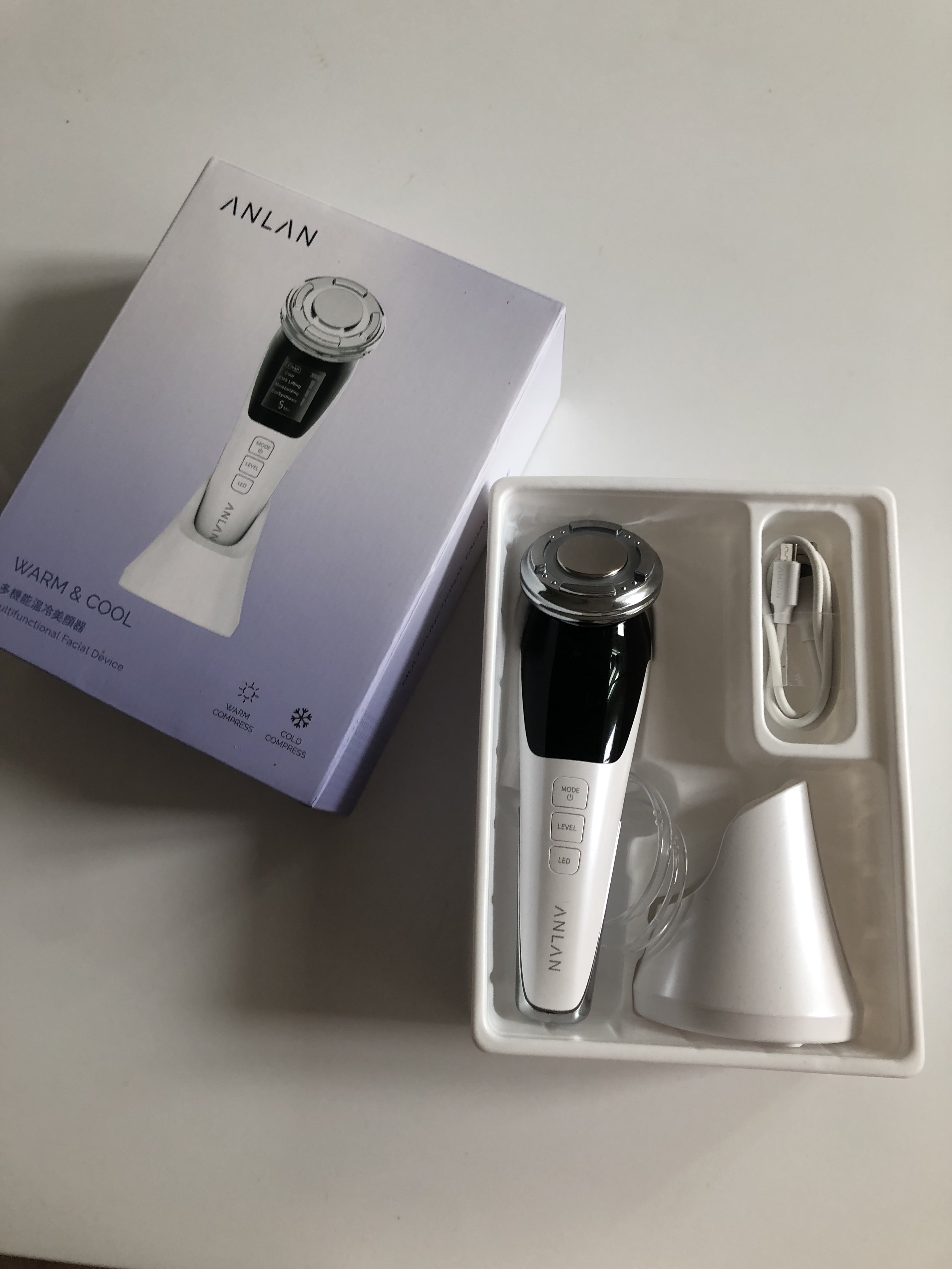 多機能温冷美顔器/ANLAN/美顔器・マッサージを使ったクチコミ（1枚目）