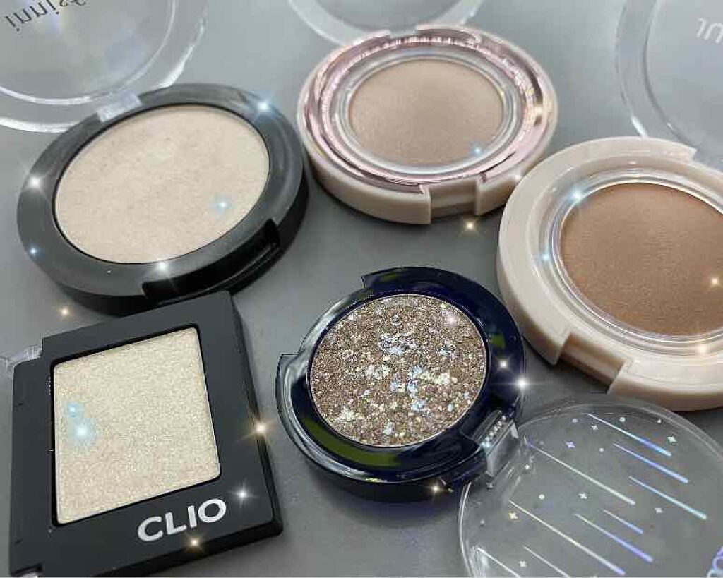 オーロラシマー ハイライター/innisfree/パウダーハイライトを使ったクチコミ（1枚目）