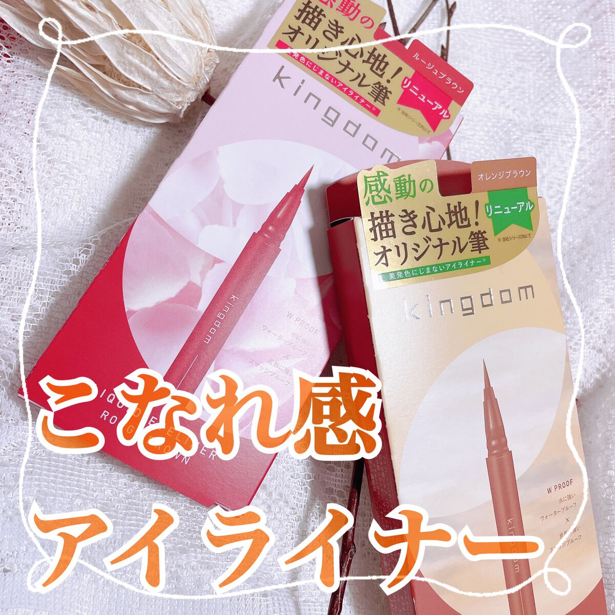 キングダム リキッドアイライナーR1/キングダム/リキッドアイライナーを使ったクチコミ（1枚目）
