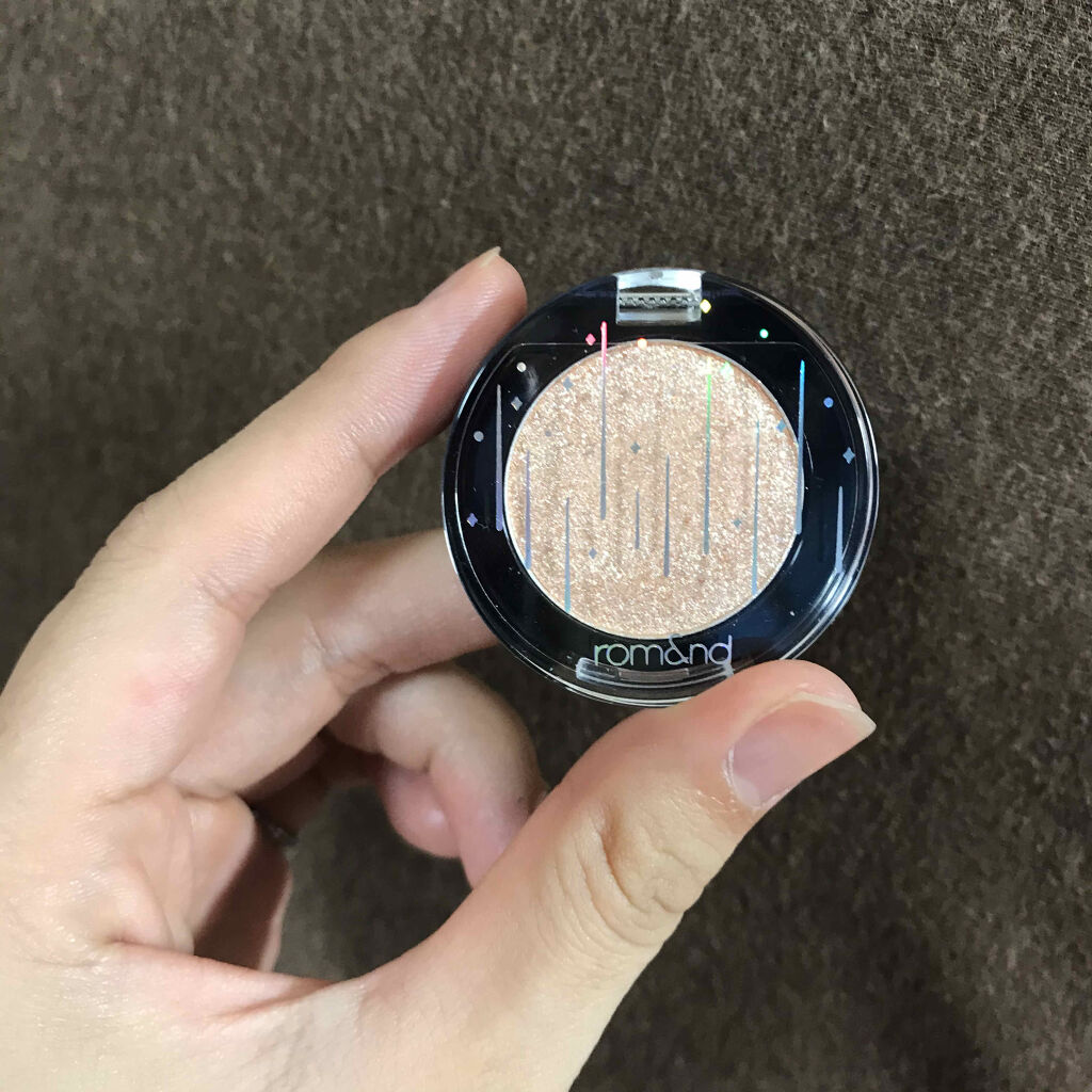 グリッター シャドウ カラー/rom&nd/グリッターを使ったクチコミ（1枚目）