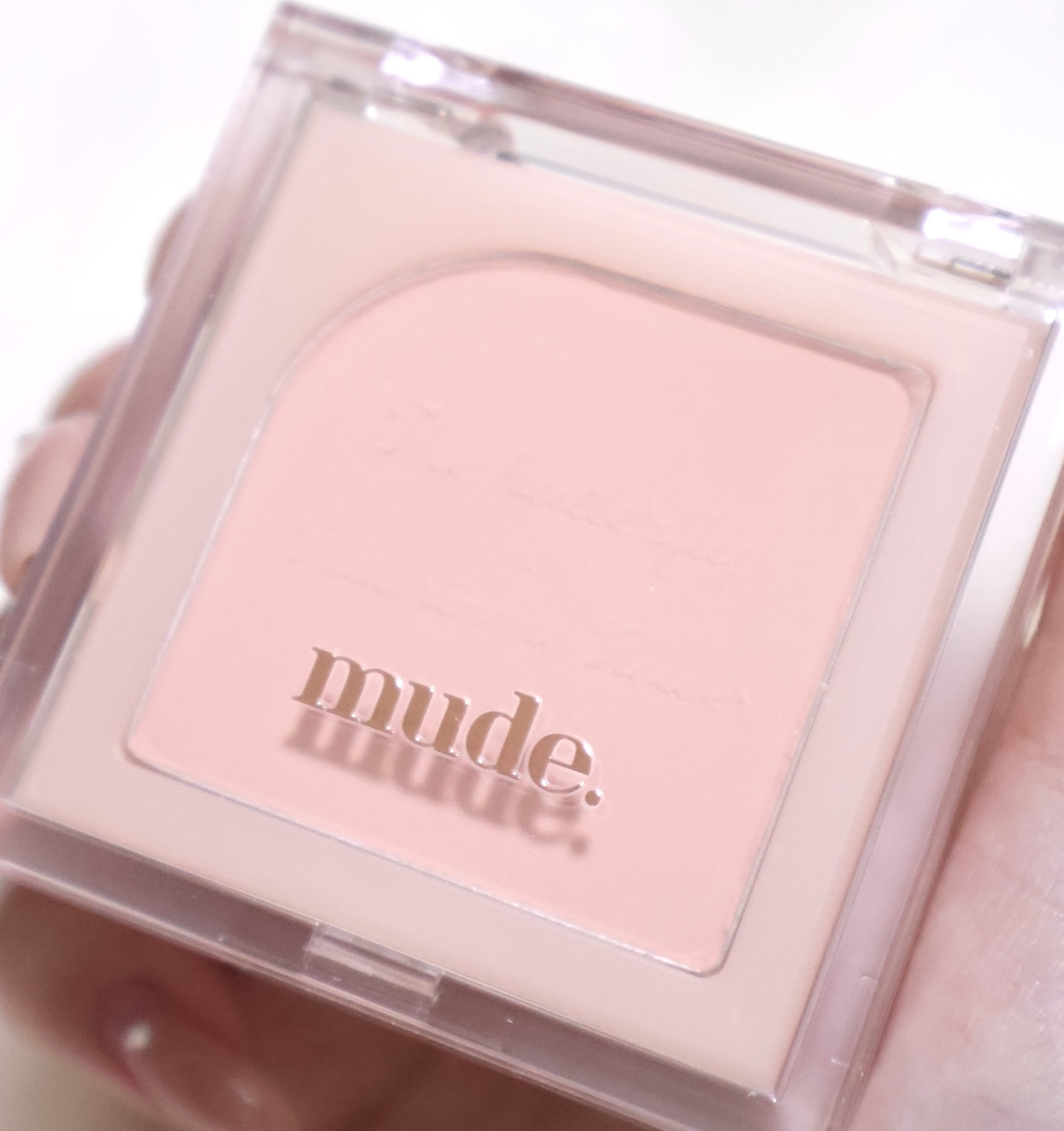 フラッターブラッシャー 08 ローズバター/mude./パウダーチークを使ったクチコミ（1枚目）