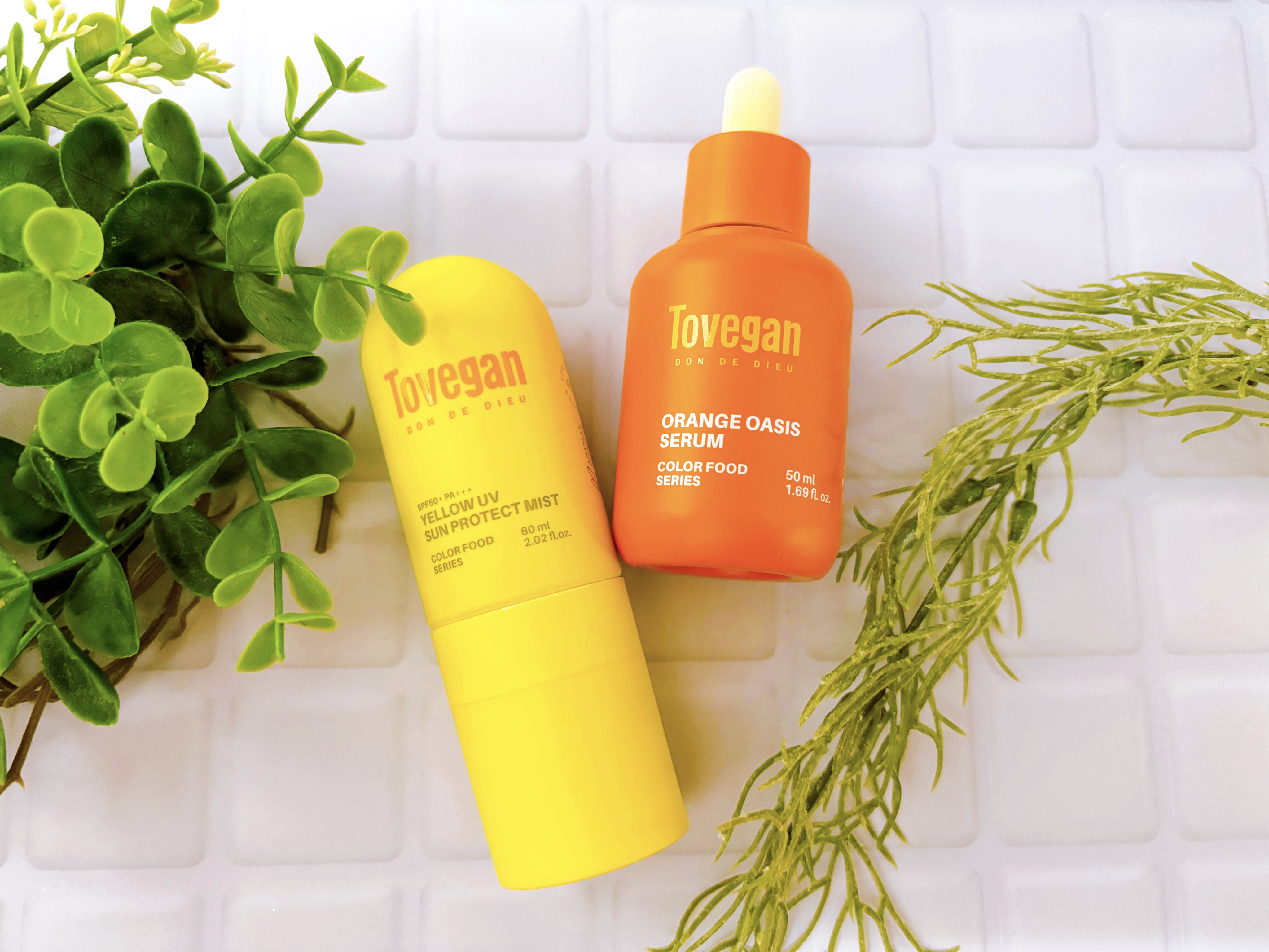 カラーフードシリーズ イエローUVサンプロテクトミスト SPF50+ PA+++/Tovegan/日焼け止めミスト・スプレーを使ったクチコミ（1枚目）