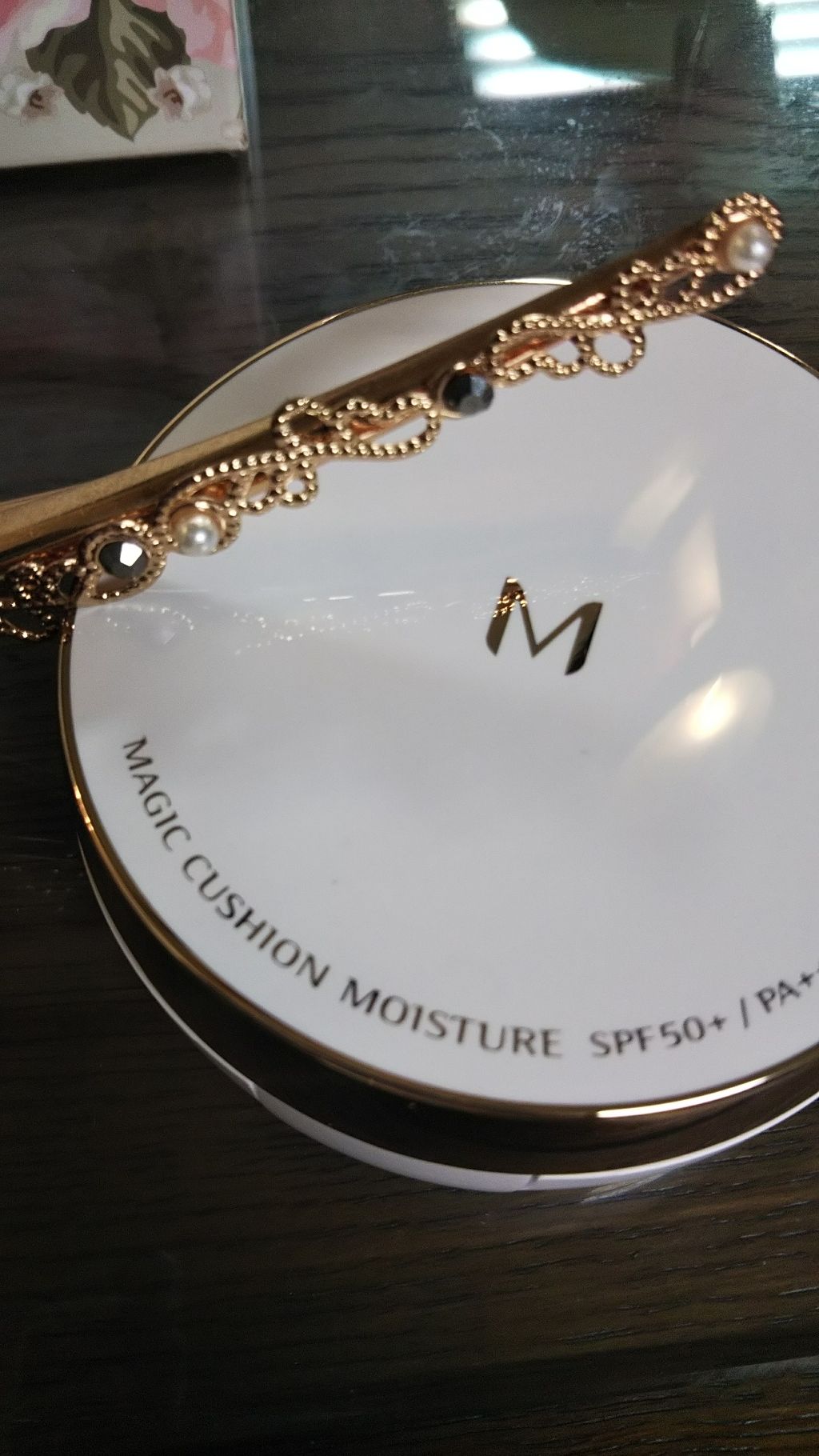 M クッション ファンデーション(モイスチャー)/MISSHA/クッションファンデーションを使ったクチコミ(1枚目)