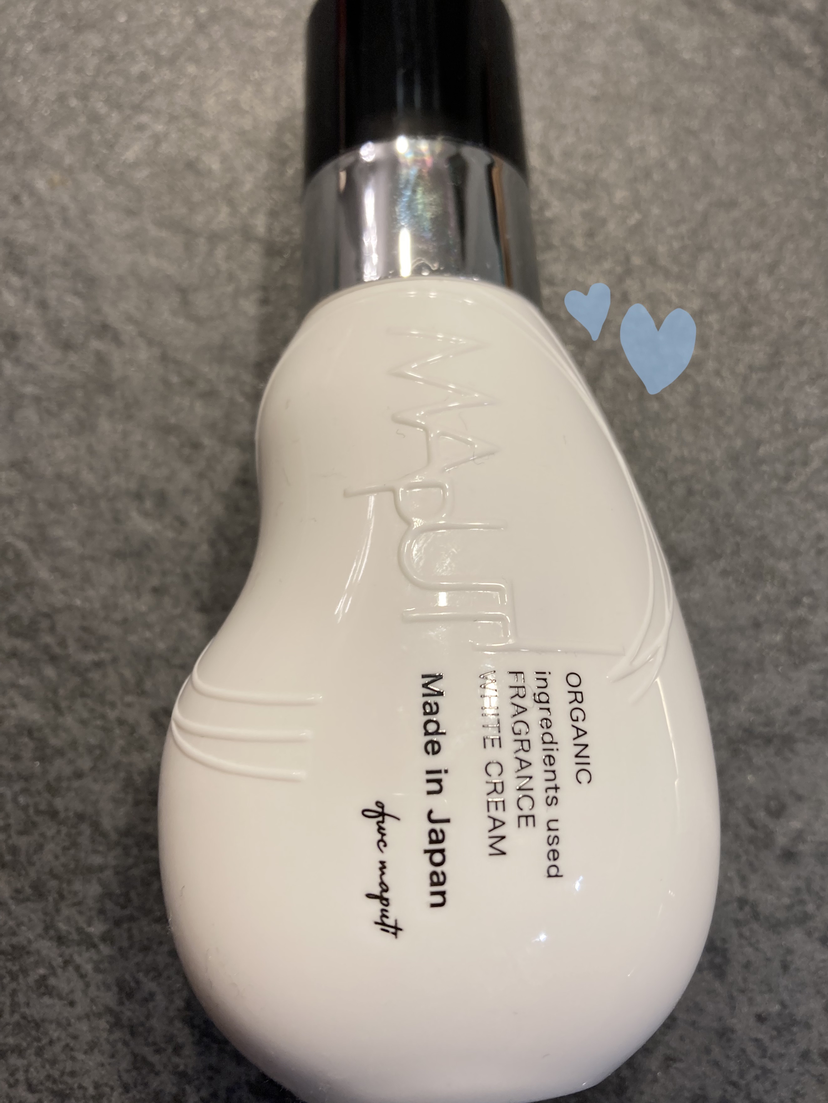 オーガニックフレグランスホワイトクリーム/MAPUTI/デリケートゾーンケアを使ったクチコミ（1枚目）