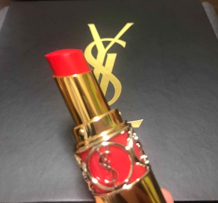 ルージュ ヴォリュプテ シャイン/YVES SAINT LAURENT BEAUTE/口紅を使ったクチコミ(1枚目)