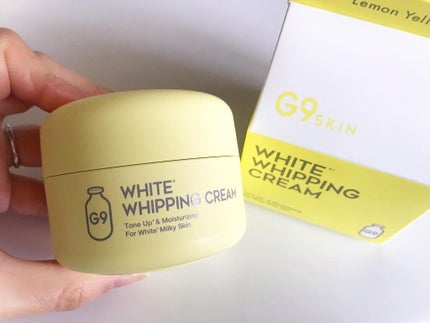 WHITE WHIPPING CREAM(ウユクリーム) レモンイエロー / G9SKIN WHITE WHIPPING CREAM(ウユクリーム) レモンイエロー / G9SKIN