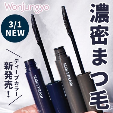 ディープカラーが出た🩵
＝＝＝＝＝＝＝＝＝＝＝＝＝＝＝＝＝＝
Wonjungyo（@wonjungyo_official_jp ）
　ヌードアイラッシュ
　　05 ディープブラック
　　101 ディープ