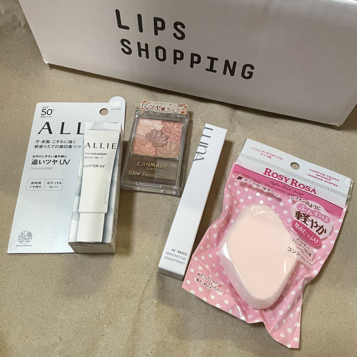 シフォンタッチスポンジN ダイヤ型/ロージーローザ/パフ・スポンジを使ったクチコミ（2枚目）