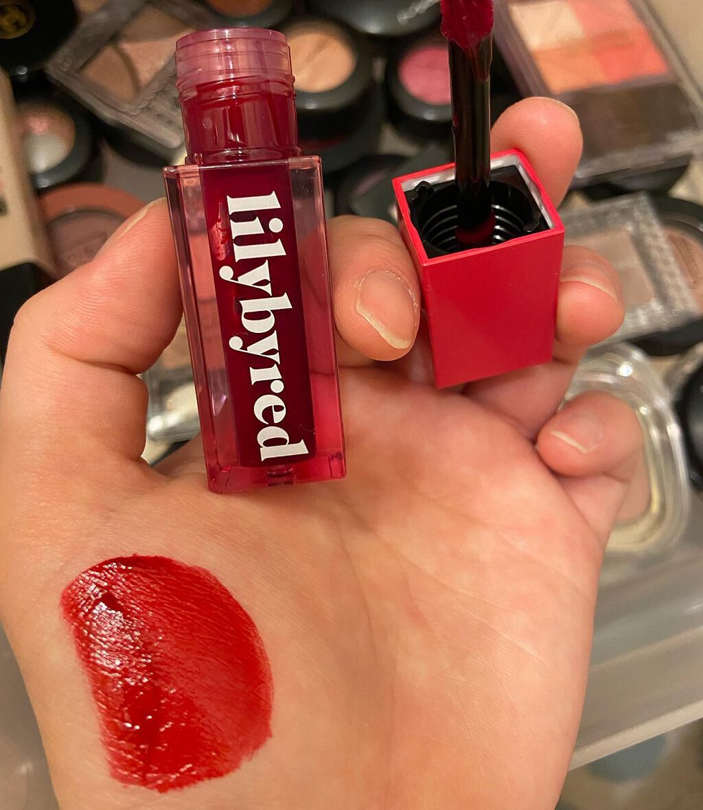 なこ on LIPS 「#motd#今日のメイクlilybyredのリップ💕めちゃ可愛..」(1枚目)