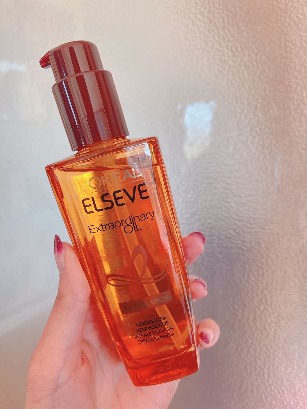 エルセーヴ エクストラオーディナリーオイル エクストラリッチ フィニッシュ/ロレアル パリ/ヘアオイルを使ったクチコミ(2枚目)