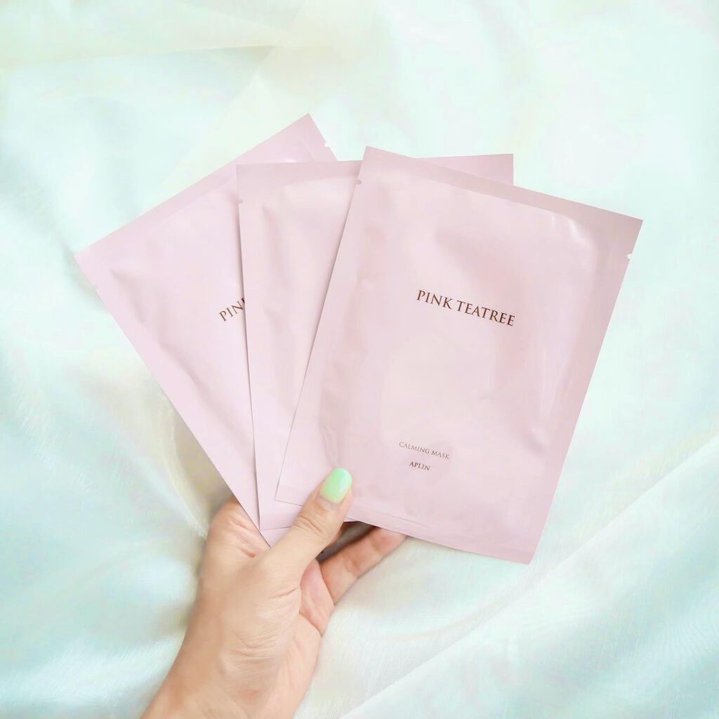 ピンクティーツリーマスクパック/APLIN/シートマスク・パックを使ったクチコミ（1枚目）