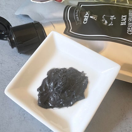 ブラッククリームシャンプー/creme de Ann/市販シャンプーを使ったクチコミ(4枚目)