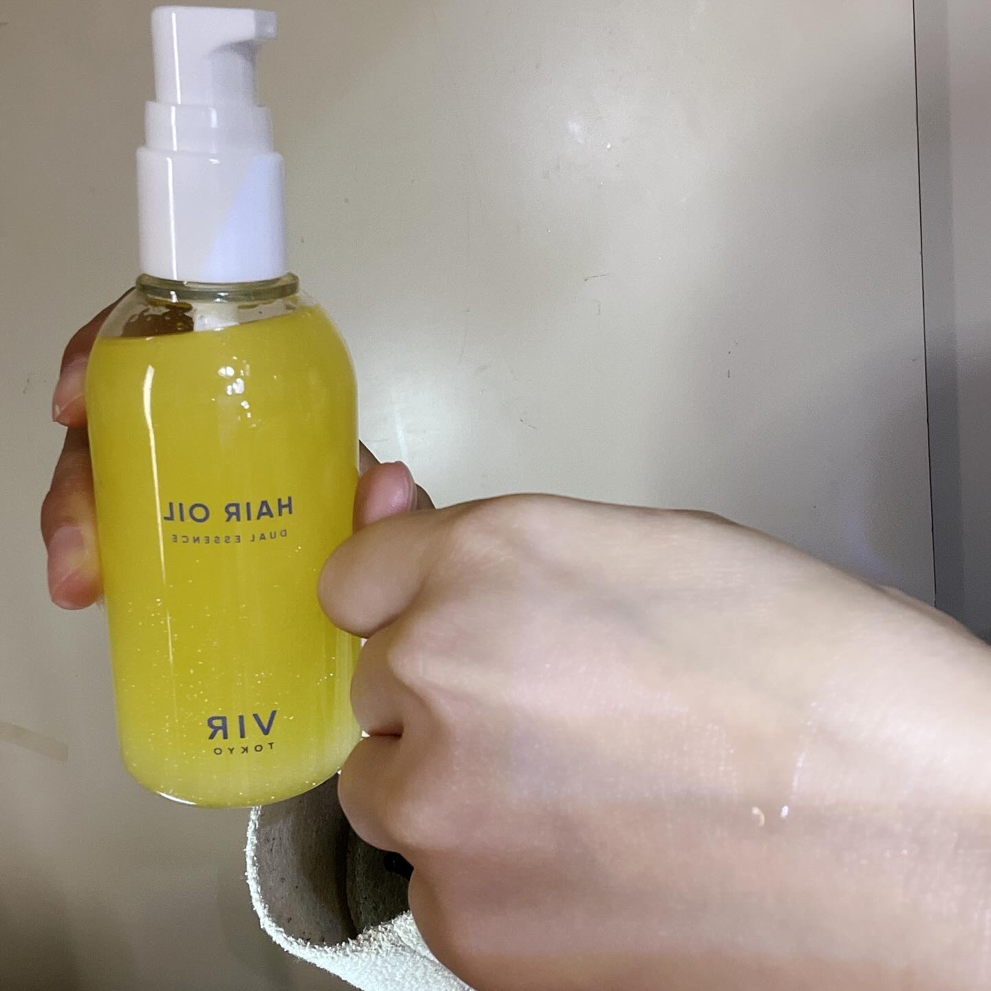 DUAL ESSENCE HAIR OIL/VIR TOKYO/ヘアオイルを使ったクチコミ（2枚目）