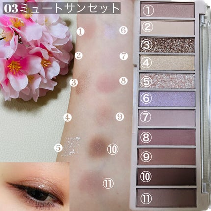 アイシャドウパレット/coou/アイシャドウパレットを使ったクチコミ(2枚目)