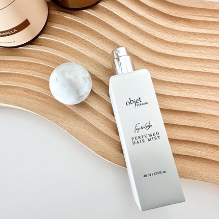 パフュームドヘアミスト フィグ&ロータス/objet by kundal/アウトバストリートメントを使ったクチコミ(8枚目)