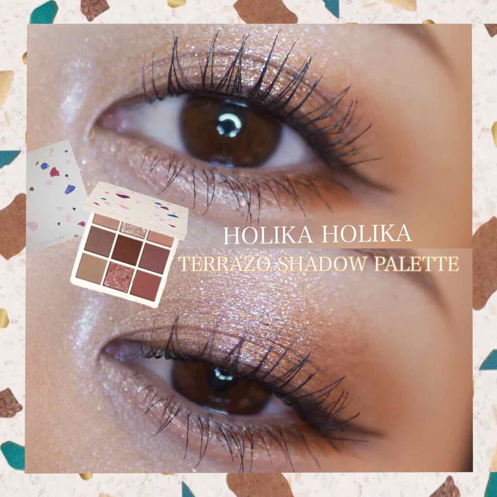 TERRAZZO Shadow palette/HOLIKA HOLIKA/アイシャドウパレットを使ったクチコミ(1枚目)