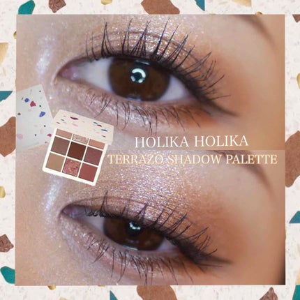 TERRAZZO Shadow palette/HOLIKA HOLIKA/アイシャドウパレットを使ったクチコミ(1枚目)