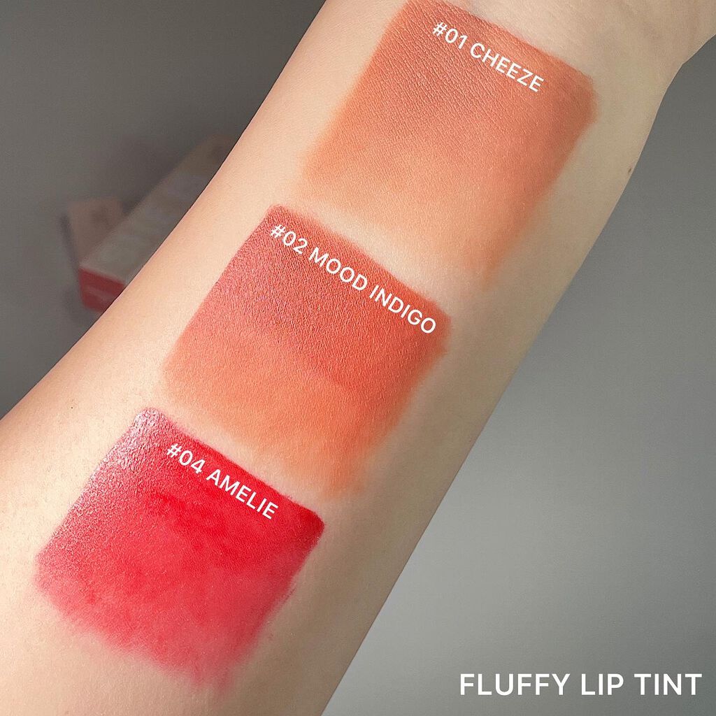 フラッフィリップティント/BLESSED MOON/リップティントを使ったクチコミ(1枚目)