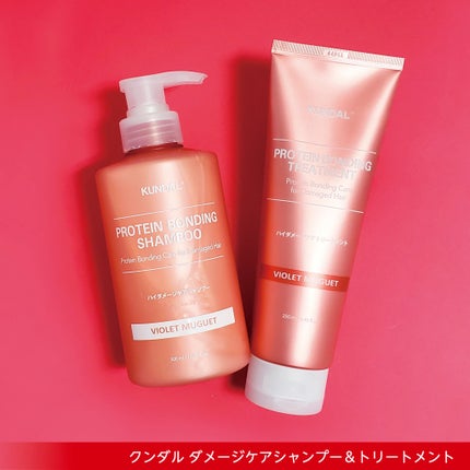 クンダル ダメージケア シャンプー/トリートメント/KUNDAL/市販シャンプーを使ったクチコミ(6枚目)