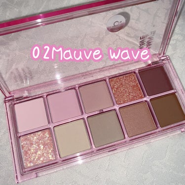 シーズナルブレンディングアイシャドウパレット 02 Mauve Wave/Peach C/パウダーアイシャドウを使ったクチコミ（2枚目）